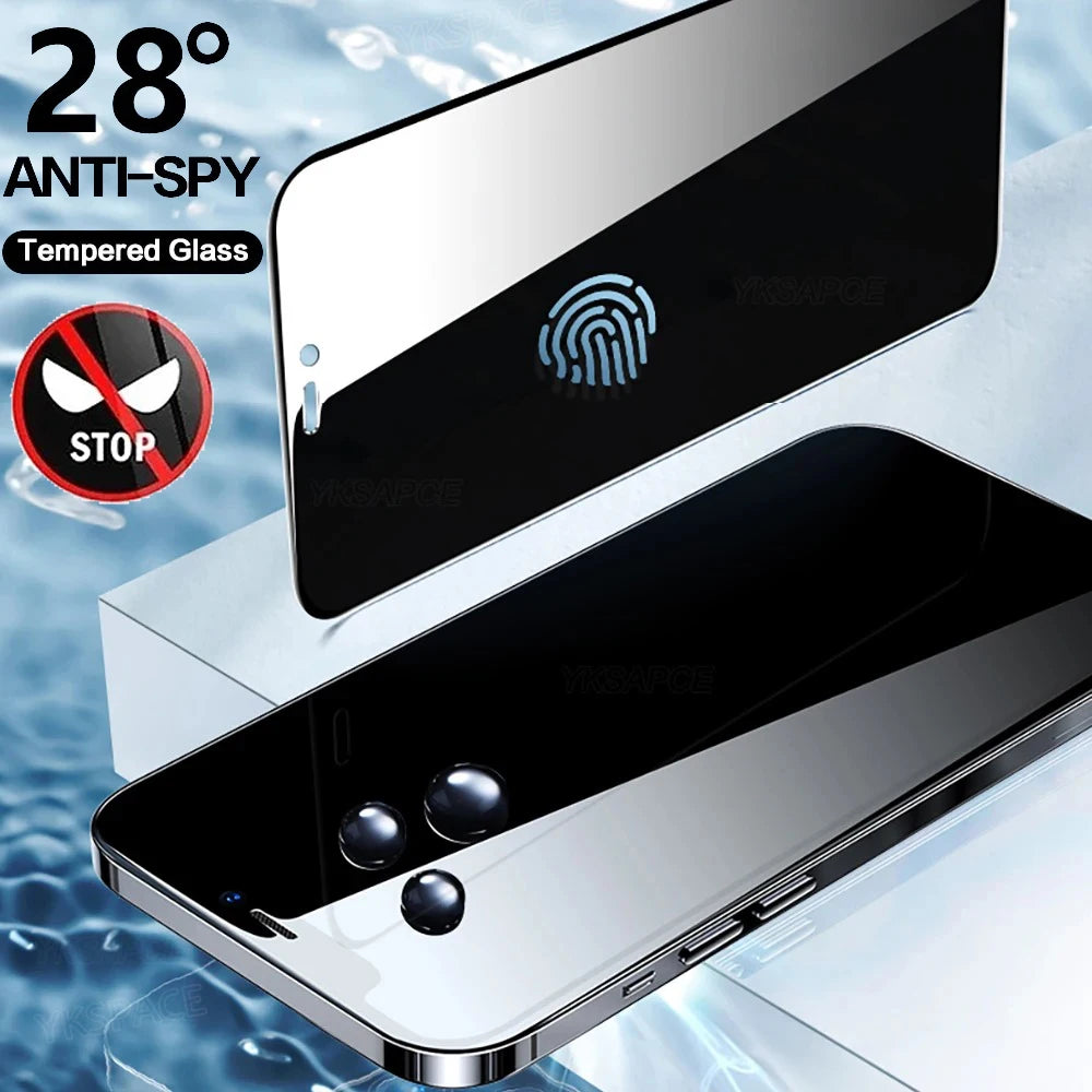 3er Pack Privacy Panzerglas – Anti-Spy Displayschutz für iPhone